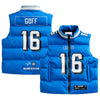 Jared Goff Detroit Lions Off Season x NFL Puffer Vest
