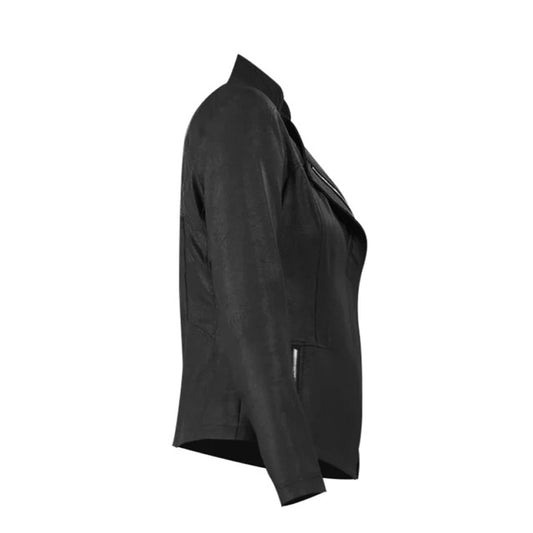 Jennifer Ladies Black Cropped Jacket