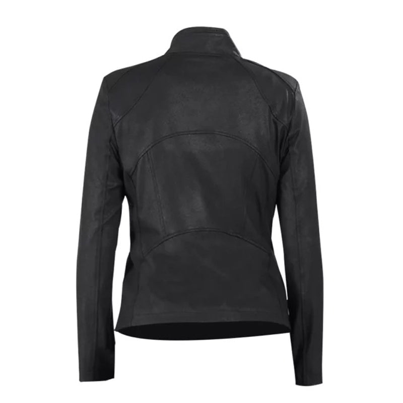Jennifer Ladies Black Cropped Jacket