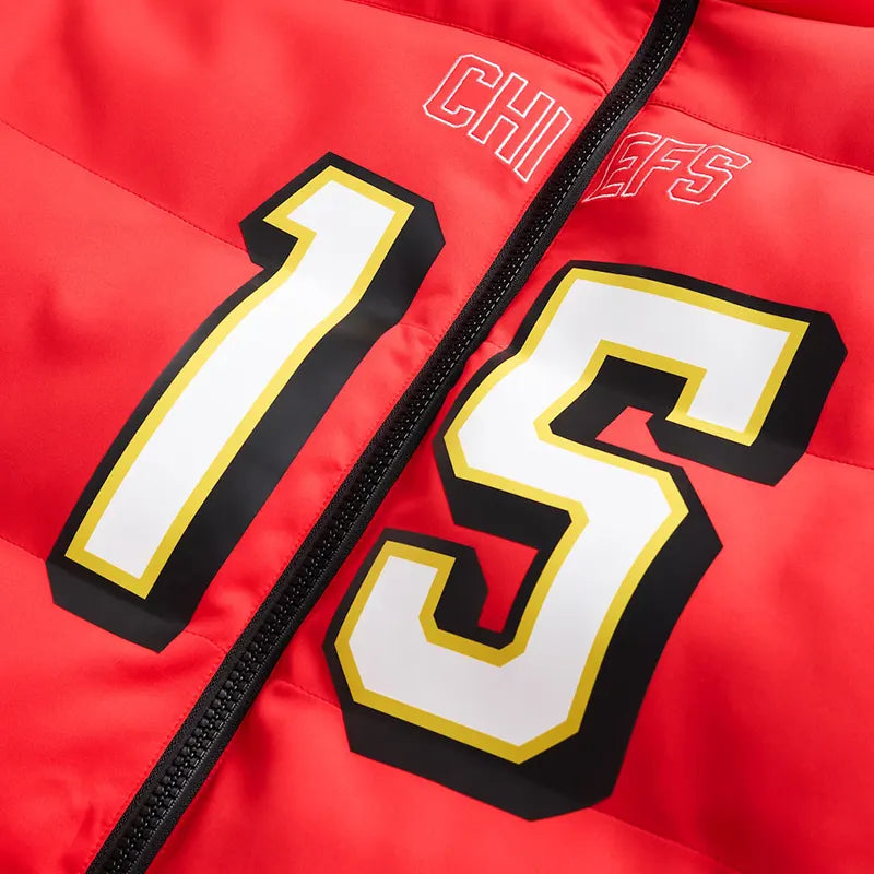 Kansas City Chiefs Off Season x NFL Player Puffer Long Coat