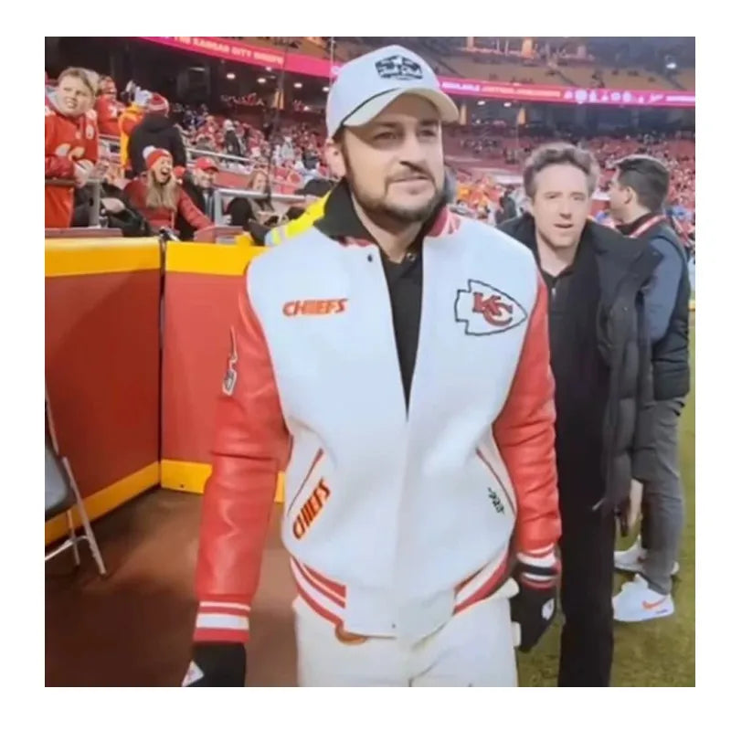 Tyler Hynes kansas City Chiefs Varsity Jacket