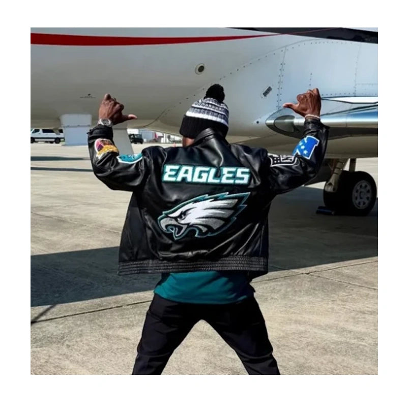 Super Bowl LIX Kevin Hart Leather Jacket