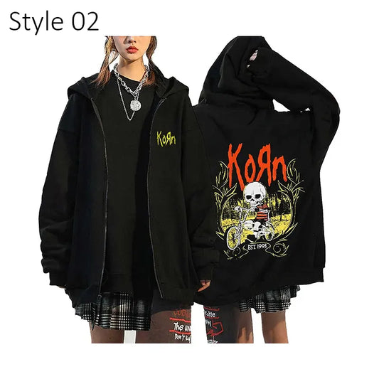 Korn Rock Band Hoodie