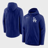 LA Dodgers Zip-Up Hoodie Jacket Front & Back