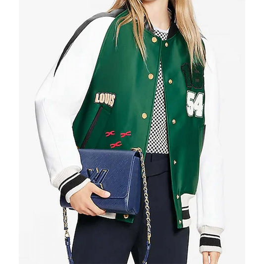 LV Dawn Staley Letterman Patch Jacket