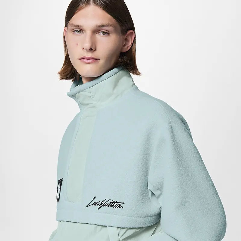 LV Mixed Material Anorak Jacket
