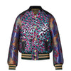 LV Mixed Material Bomber Jacket