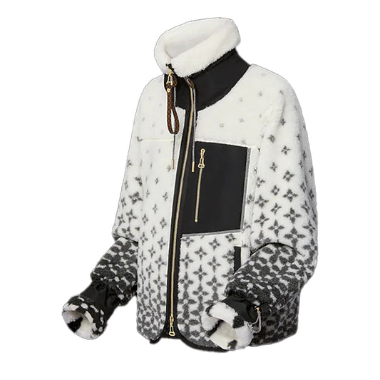 LV Ombré Monogram Fleece Jacket