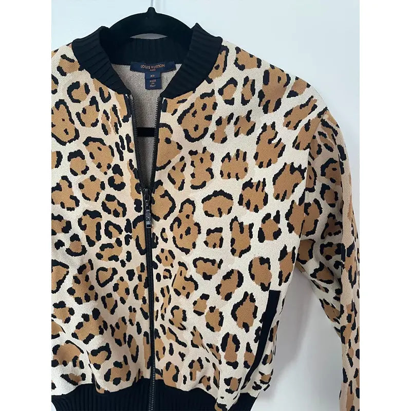 LV leopard print jacket