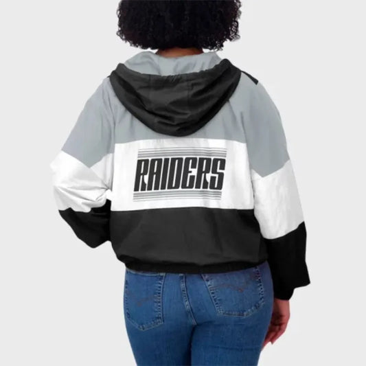 Las Vegas Raiders Erin Andrews Windbreaker Jacket