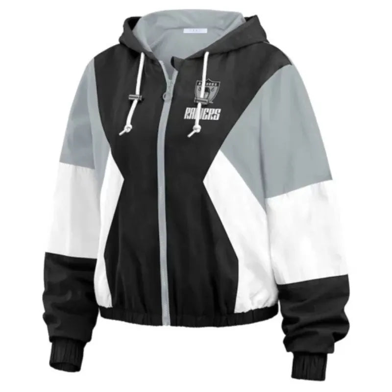 Las Vegas Raiders Erin Andrews Windbreaker Jacket