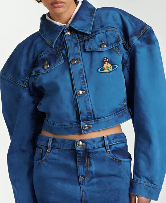 Emily In Paris S4 Lily Collins Denim Jacket