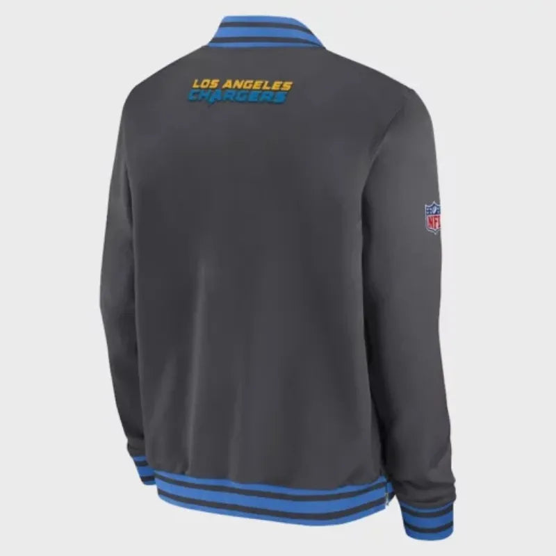 Los Angeles Chargers Sideline Coach Bomber Jacket