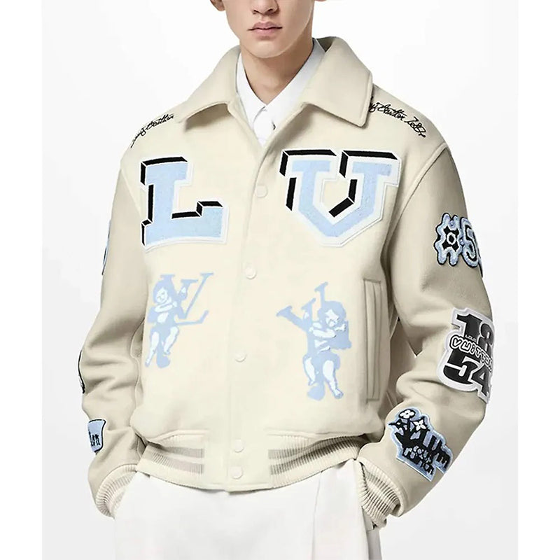 Louis Vuitton Peso Pluma Varsity Jacket