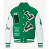 Louis Vuitton Varsity Green and White Jacket
