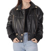 Women's Black Leather Jacket