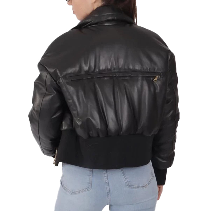 Women’s Black Leather Jacket