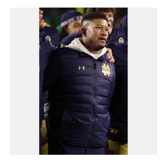Marcus Freeman Notre Dame Puffer Jacket