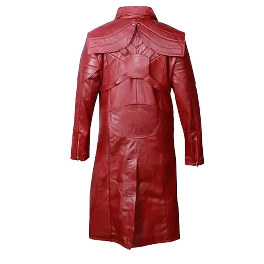 Mars Leather Trench Coat