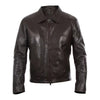 Men Brown Italian Real Leather Jacket