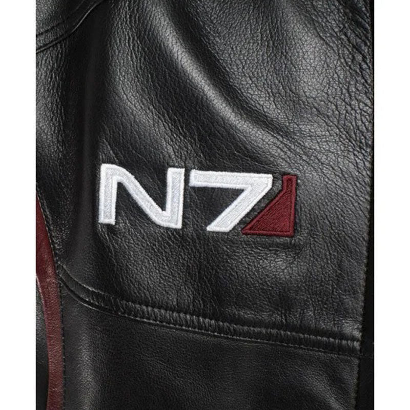 Men N7 Mass Effect 3 Biker Jacket