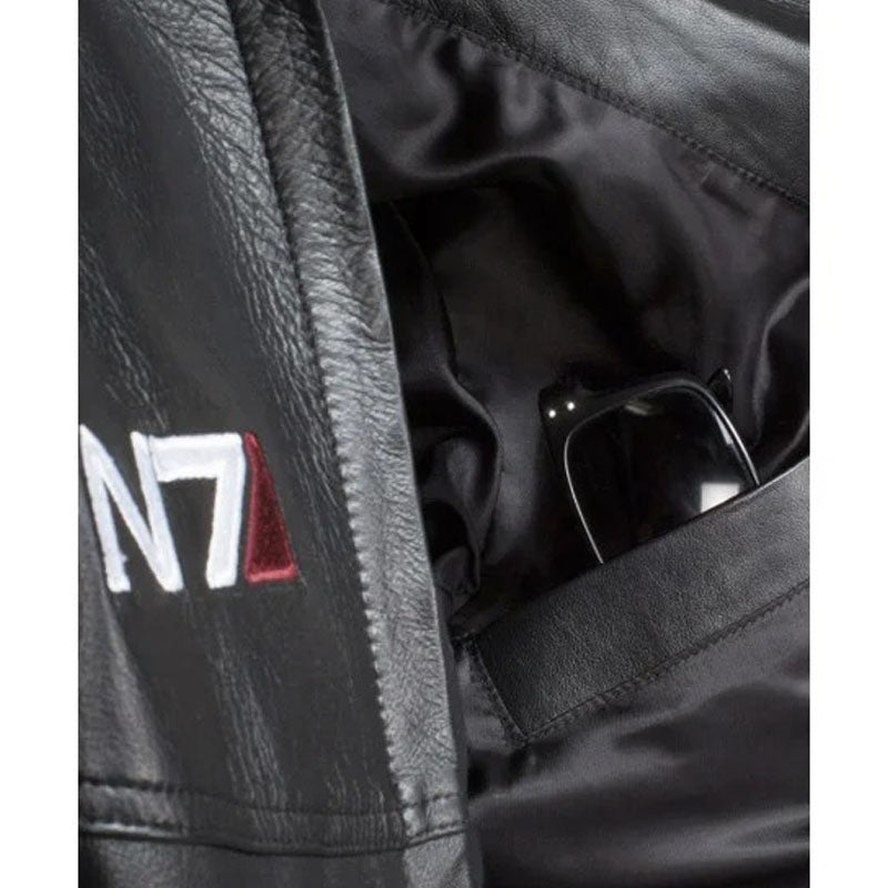 Men N7 Mass Effect 3 Biker Jacket