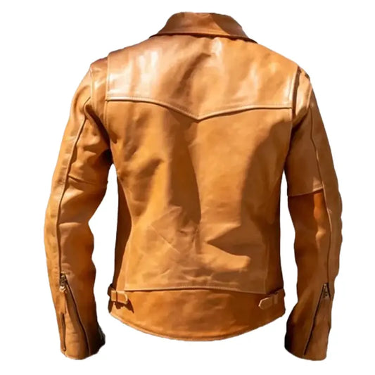 Men Ten Brown Leather Jacket