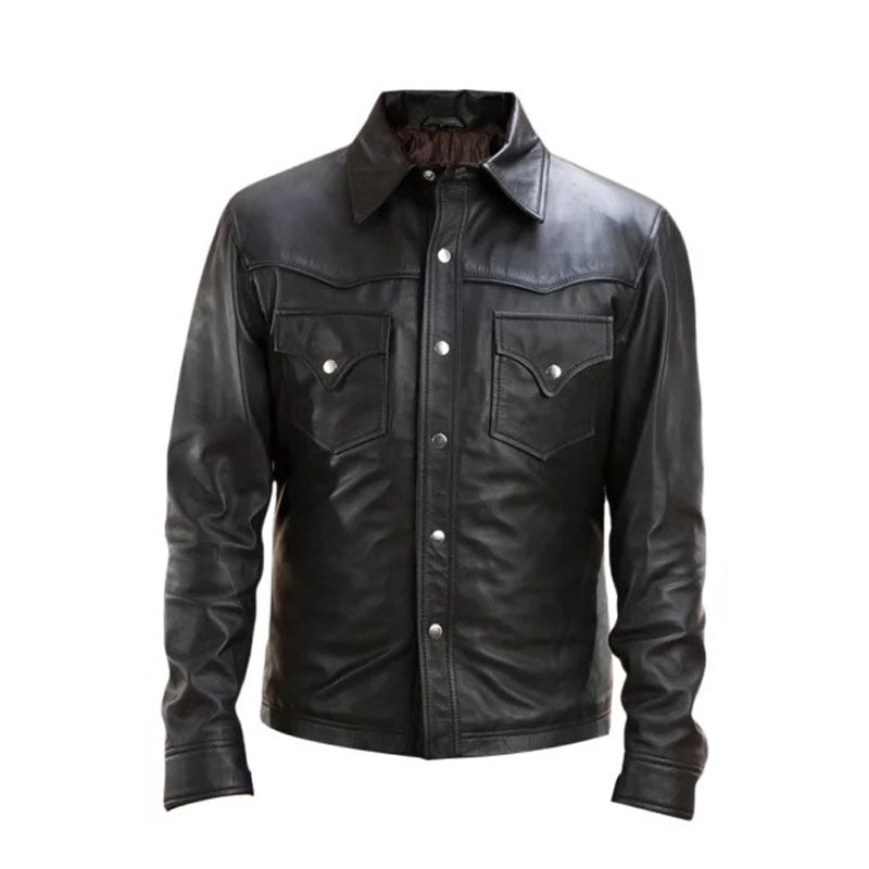 Men Western American Trucker Jacket