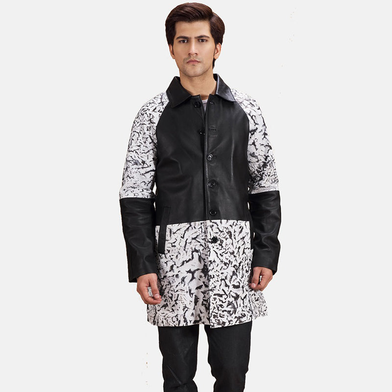 Artistry Black Dye Leather Coat