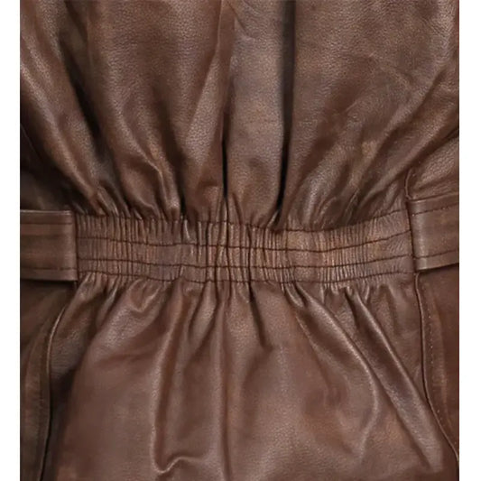 Men’s Biker Brown Leather Jacket