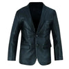 Men’s-Black-Luxurious-Leather-Blazer