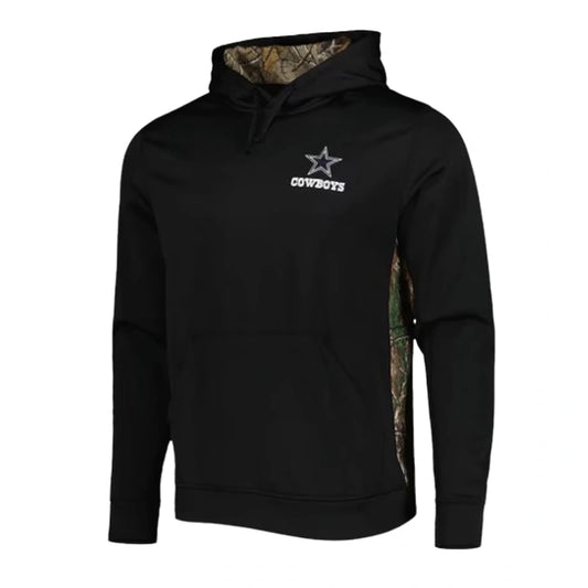 Men’s Black/Realtree Camo Dallas Cowboys Logo Hoodie