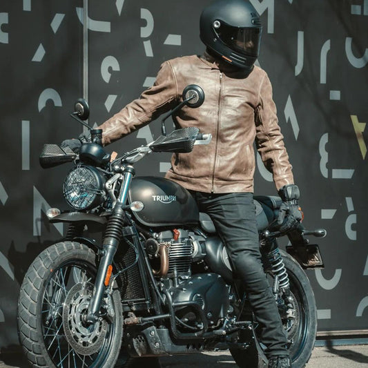 Men’s Brown Biker Leather Jackets