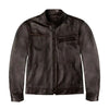 Men’s Brown Leather Roadster Jacket