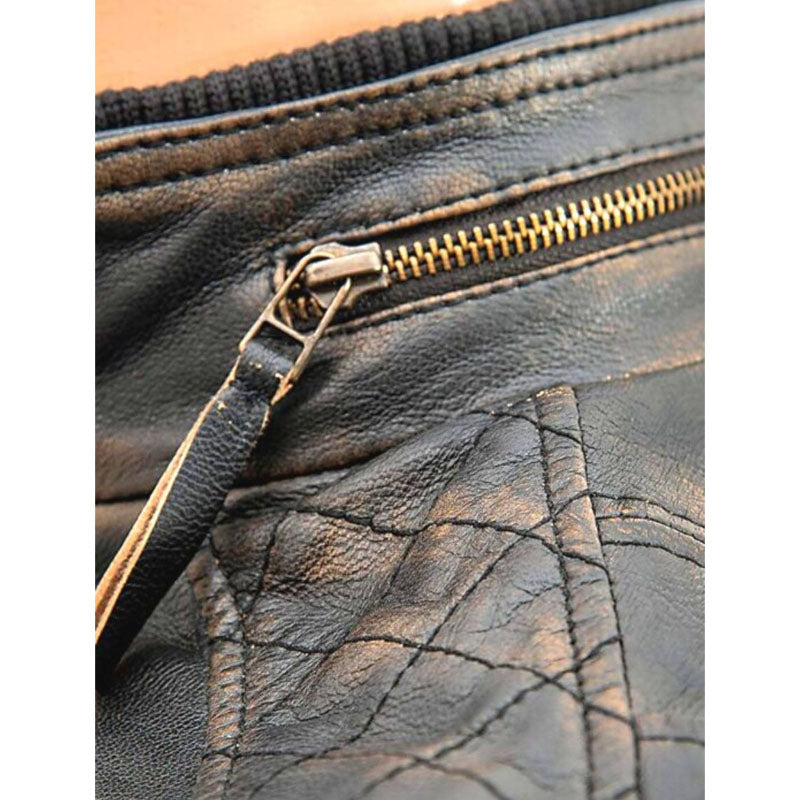 Cafe Racer Vintage Classic Biker Leather Jacket