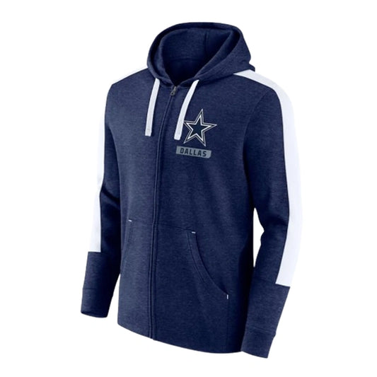 Men’s Fanatics Heather Navy Dallas Cowboys Hoodie