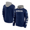 Men’s Fanatics Navy Silver Dallas Cowboys Patched Out Hoodie