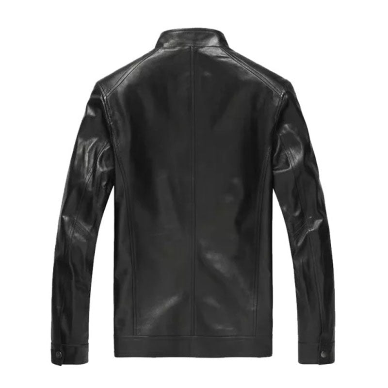 Men Fashion Leather Motorcycle Jacket