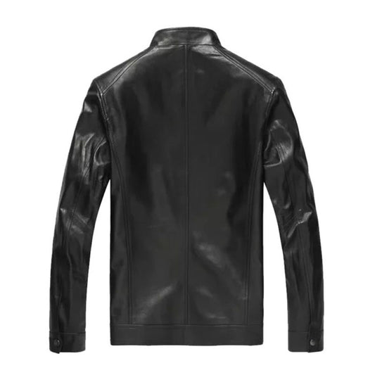Men Fashion Leather Motorcycle Jacket