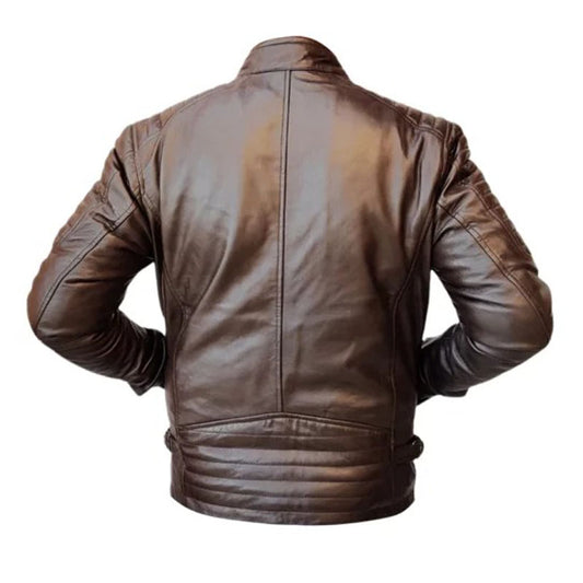 Men’s Handmade Slim Fit Leather Jacket
