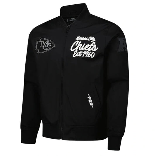 Men’s Kansas City Chiefs Black Paint The City Twill Jacket