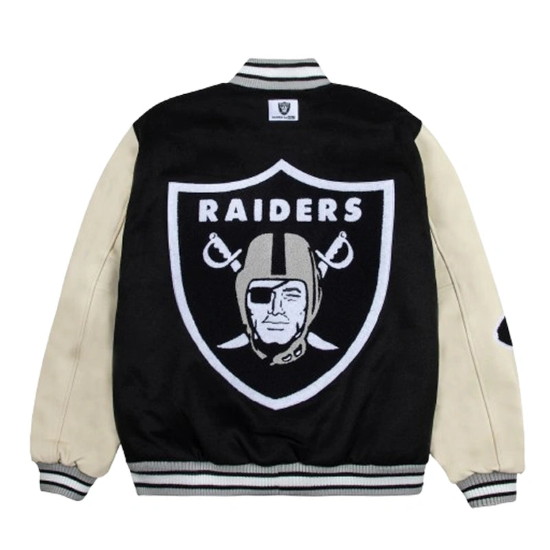 Men’s Las Vegas Raiders Golf Wang Letterman Jacket
