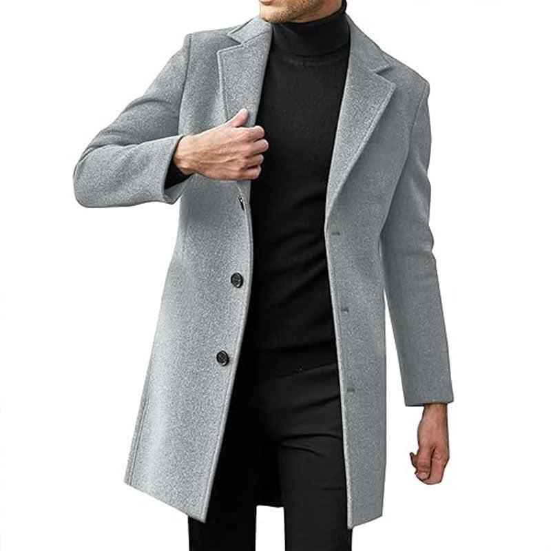 Men’s Long Trench Coat