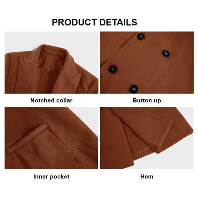 Mens Double Breasted Trench Coat