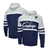 Men's Mitchell & Ness Navy Heather Gray Dallas Cowboys Hoodie