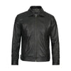 Men Simple Cafe Racer Jacket