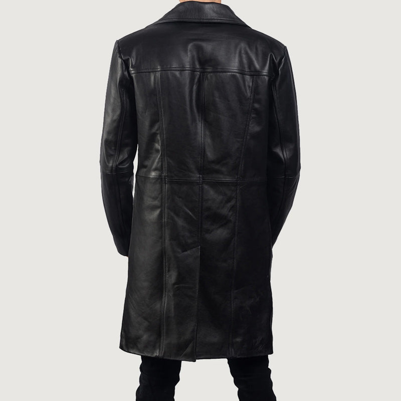 Don Long Leather Coat