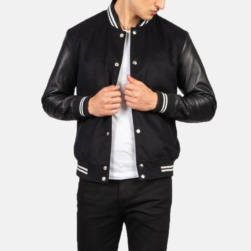 Men’s Vaxton Hybrid Varsity Jacket
