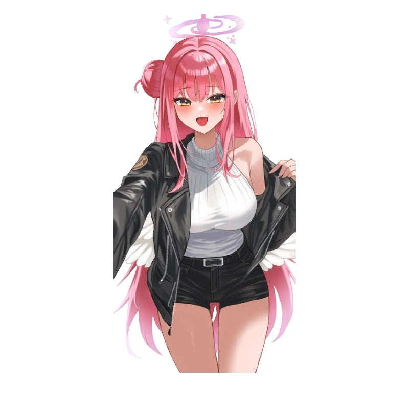 Mika bllus3 Leather Jacket