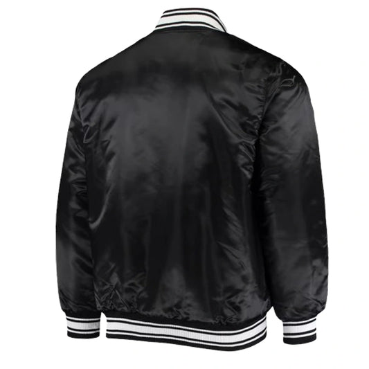 Minnesota Vikings Starter Black Varsity Jacket